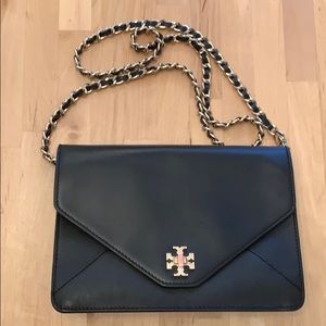 Tory Burch chain strap black purse